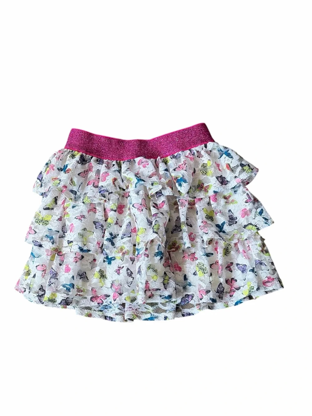 The Children’s Place Butterfly Tiered Ruffle Skirt Size S (5/6)